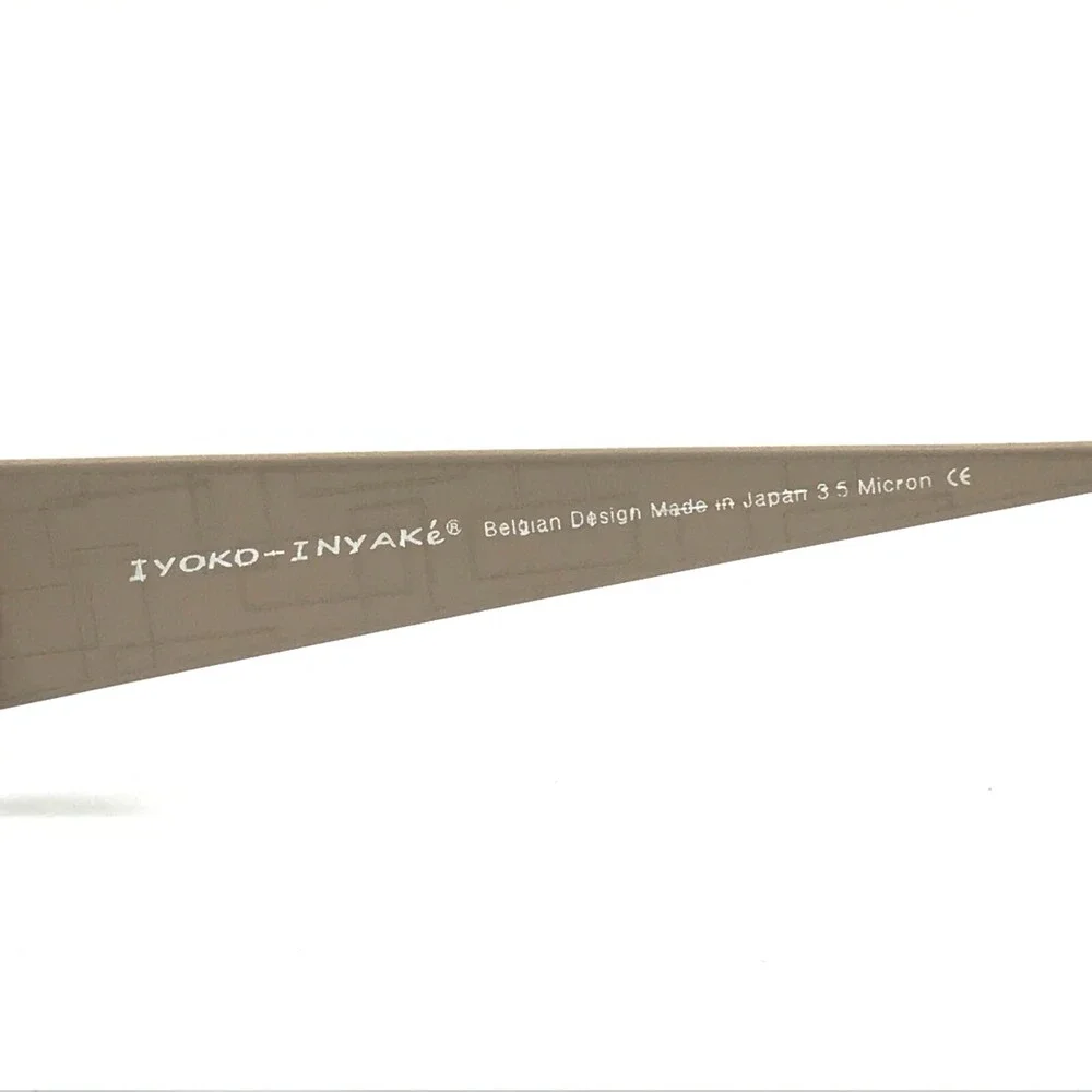Iyoko-Inyake Eyeglasses Frames IY569 Col.123 Brown Rectangular 48-19-140